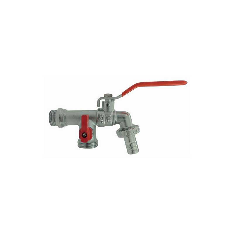 Robinet de jardin double pour programmateur d'arrosage Robinet de jardin double pour programmateur d'arrosage