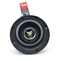 Raccord S60x6 avec robinet en laiton à boisseau sphérique sortie filtée 3/4'' BSP 20x27