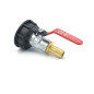 Conexión S60x6 con grifo de latón esférico esférico de 19 mm