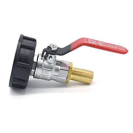 Conexión S60x6 con grifo de latón esférico esférico de 19 mm