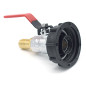 S60x6 connection with 19mm spherical spherical woodcutter brass faucet