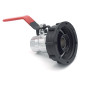 Conexión S60x6 con salida de grifo esférico esférico hembra 3/4'' Conexión S60x6 con salida de grifo esférico esférico hembra 3/4''