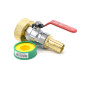 Brass S60x6 connection with 25mm spherical spherical shredded woodhmmed woodhel faucet