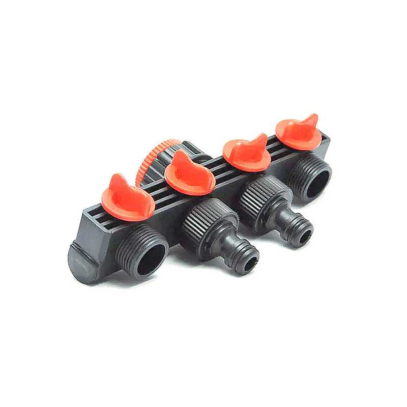 Selector de riego de 4 carriles