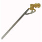 Stainless industrial float faucet for hard water