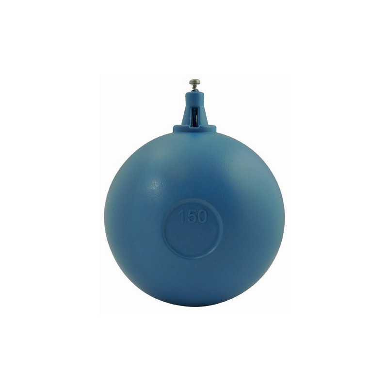 Plastic ball for flat-stemmed float faucet