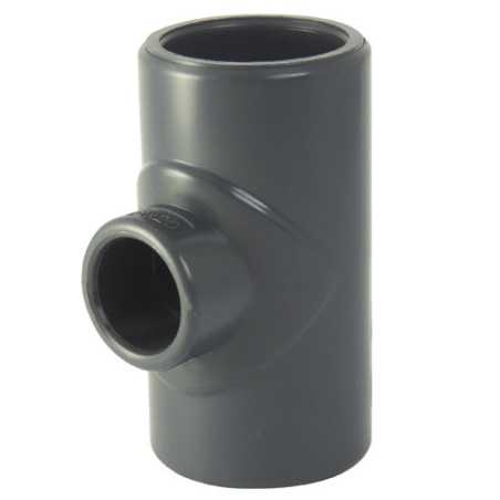 Té réduit 90° F / F / F en PVC