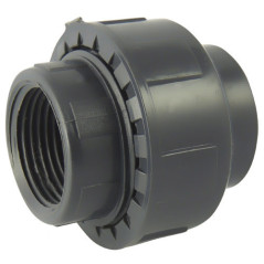 Raccord Union 3 pièces Femelle / Femelle avec joint torique EPDM