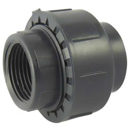 Raccord Union 3 pièces Femelle / Femelle avec joint torique EPDM