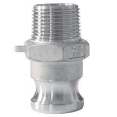 Raccord camlock male - embout fileté male en aluminium - Type F