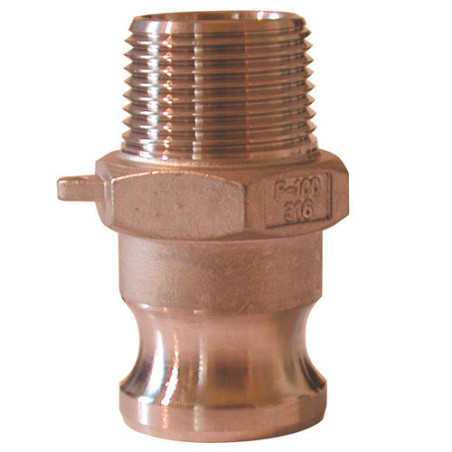 Male Camlock Fitting - Male Male Threaded Fitting - Type F