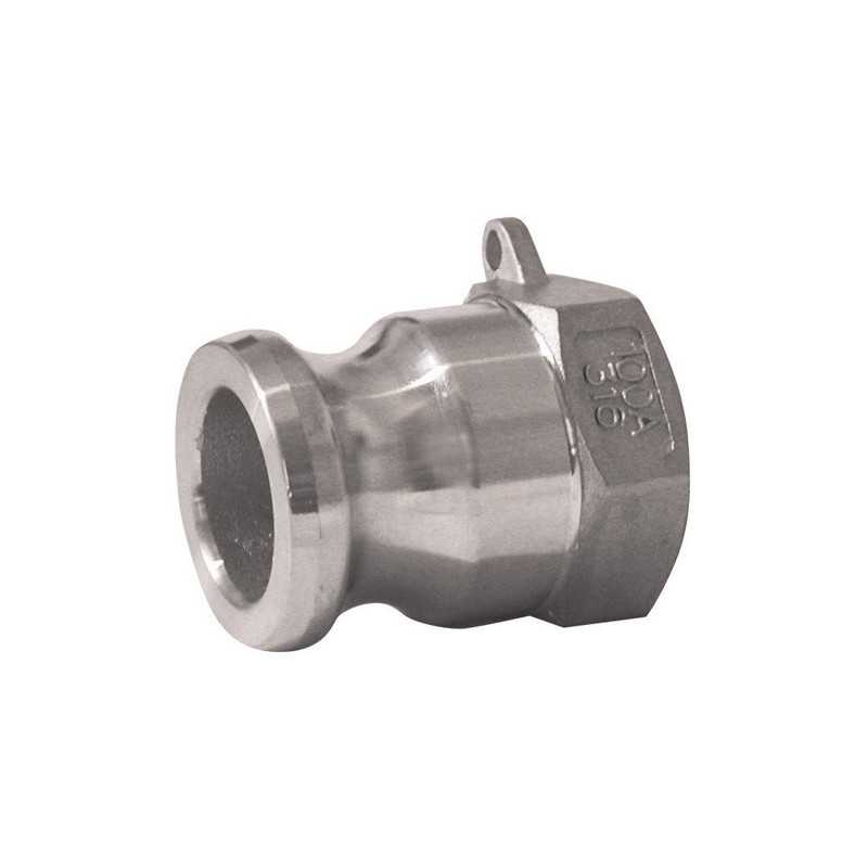 Camlock male - aluminum threaded female - Type A
