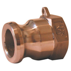 Raccord Camlock male - filetée femelle en laiton - Type A
