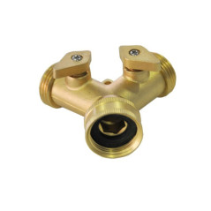 Y brass connection 3/4"