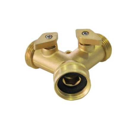 Y brass connection 3/4"