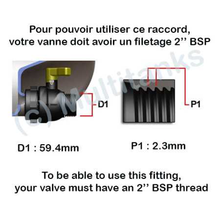 2' BSP - Male 1' BSP