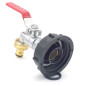 Kit Arrosage Cuve 1000L S60x6 | Robinet Laiton Chromé & Raccord Rapide