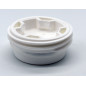 Bouchon male blanc pour fût/bidon 200 litres avec filetage S70x6