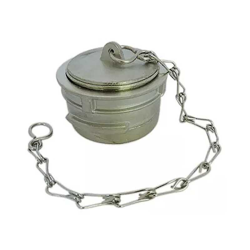 Guillemin symmetrical plug, firefighter, with stainless steel lock and chain