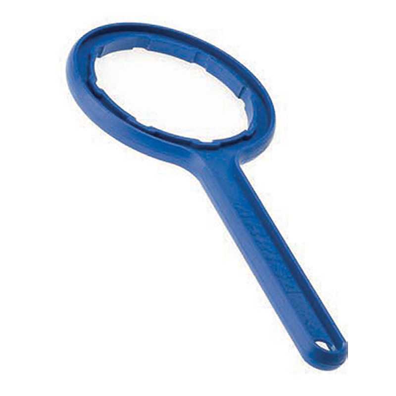 Tightening key for sieve filter and disc filter