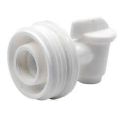 Raccord S56x4 male avec robinet laiton sortie raccord rapide