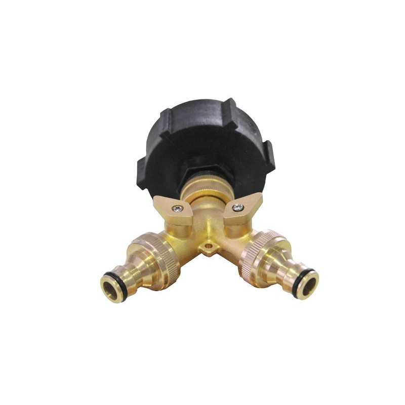 IBC 2-way brass selector