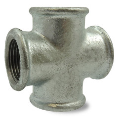 Croix Galvanisée Femelle x4 en fonte malléable