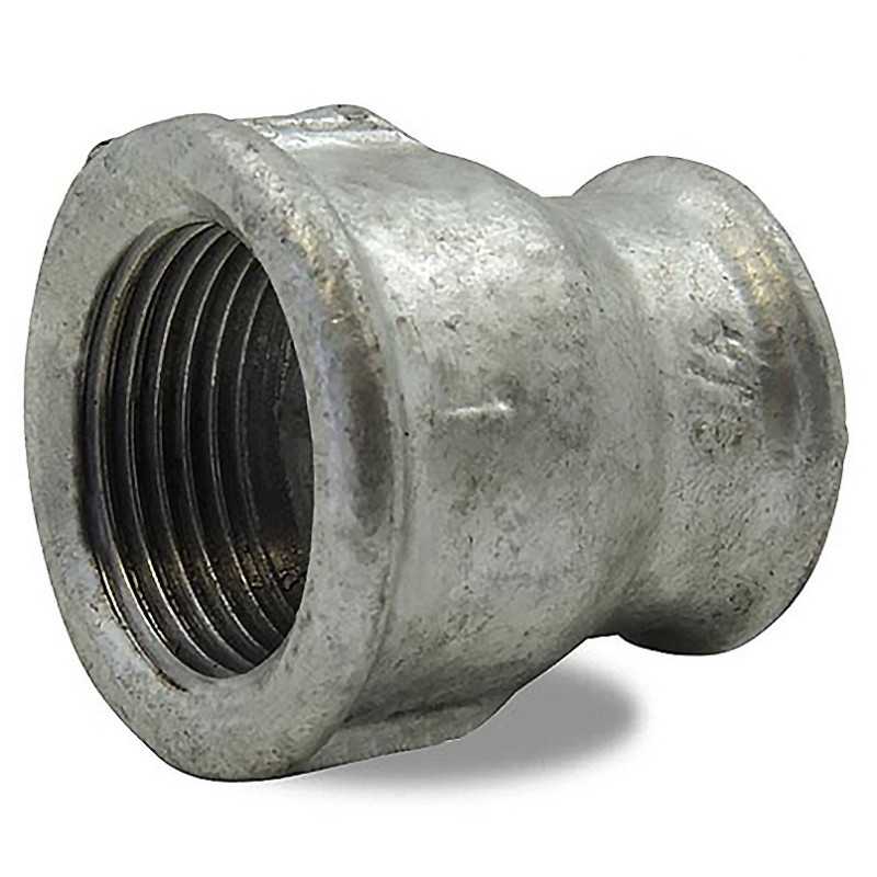 Female malleable black cast iron galvanized reduced sleeve