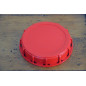 Couvercle plein 15cm pour cuve 1000 litres couleur rouge