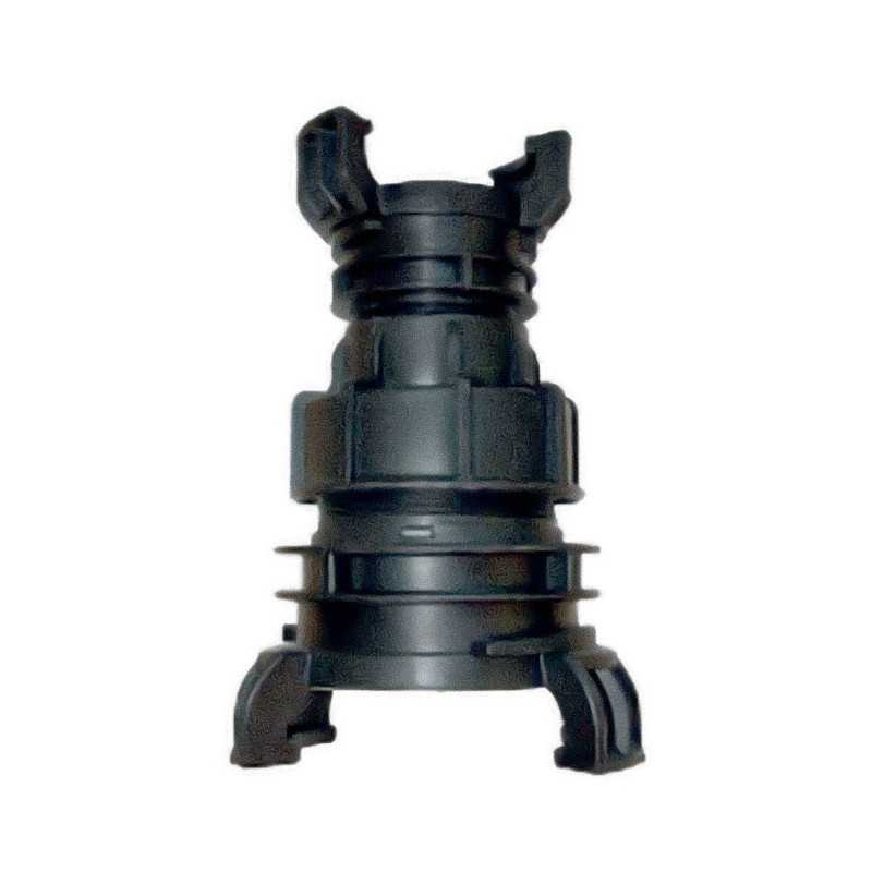 Symmetrical Guillemin, fireman, reduction fitting with polypropylene locks