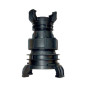 Symmetrical Guillemin, fireman, reduction fitting with polypropylene locks