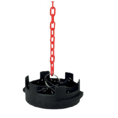 Guillemin symmetrical plug, firefighter, lock and aluminum chain