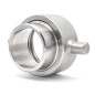 S60x6 connection with 316 stainless steel rotating nut to be welded