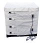 Heating blanket for IBC for food and pharmaceutical products