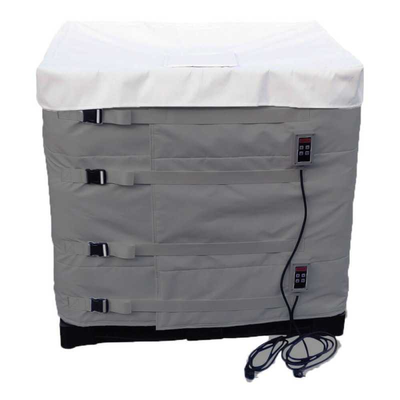 Insulating cap for heating blankets food and pharmaceutical products