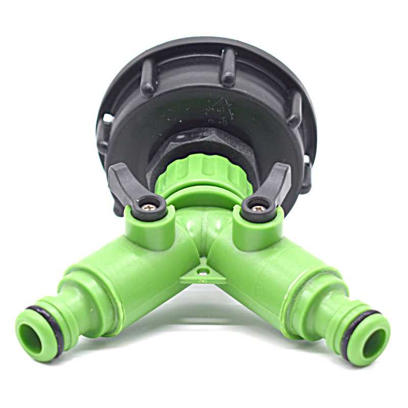 Selector de tanque de 2 vías IBC 1000 litros