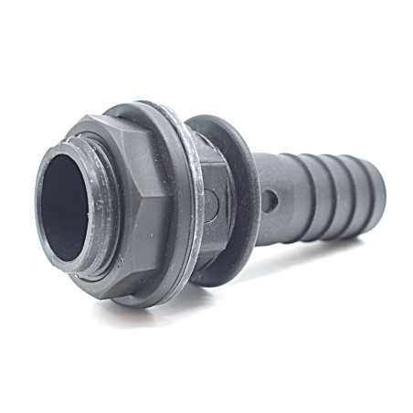 Zu Voll voll gerader, geriffelter 25mm