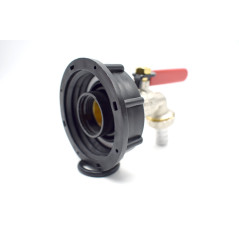 Set di raccordi S60x6 e rubinetto da giardino in ottone per IBCserbatoio