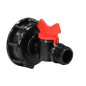 Connection with mini 3/4 inch male threaded valve
