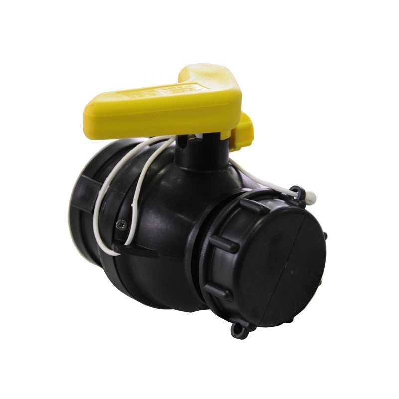 Kugelventil 56mm mit schwebender Mutter und LDPE Dichtungen