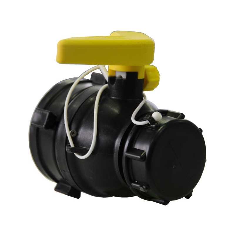 70mm ball valve with floating nut and LDPE seals