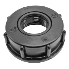 Cappuccio per serbatoio IBC S60x6 a femmina da 1" | HDPE ad alte prestazioni