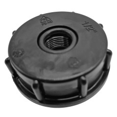 Cappuccio del serbatoio IBC S60x6 a femmina da 1/2" | HDPE ad alta densità