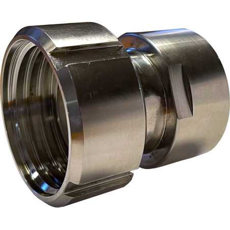 Stainless steel fitting 316 S60x6-BSP for IBC 1000L - Food