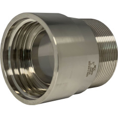 Raccord Inox Durable S60x6-Mâle BSP pour IBC 1000L