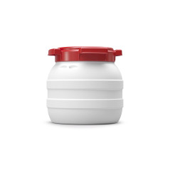 Fut / Food plastic canister large opening to screw - CURTEC