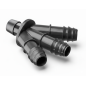 Y 3-way fluted connection - 16mm