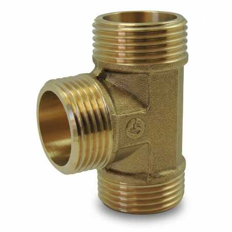 Brass fit to screw: Equal Male/Male/Mâ
