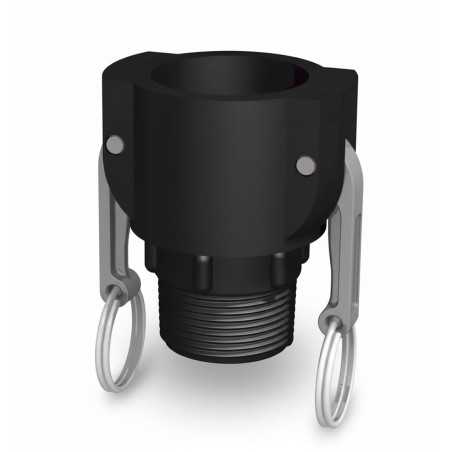 Camlock-Kupplung - Gewinde BSP aus Polypropylen