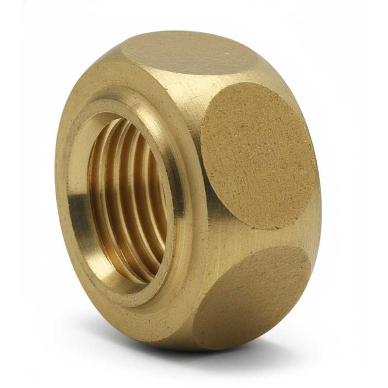Beaten collar nut without fiber seal